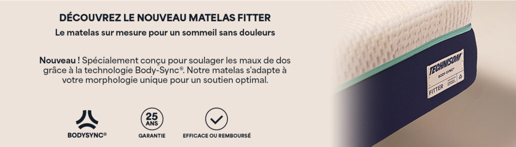 matelas Fitter ergonomique